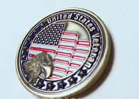 Στρατιωτικό αθλητικά μετάλλιο συνήθειας ύφος Ηνωμένων παλαιμάχων με το σύμβολο αετών