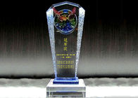 Προσαρμοσμένα υψηλό σημείο βραβεία τροπαίων γυαλιού κρυστάλλου με το χρωματισμένο αετό λούστρου