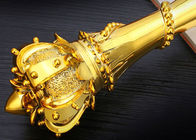 Κομψό και σχεδιασμένο πολυτέλεια τρόπαιο ρητίνης, καλυμμένο χρυσός λαμπρό αναμνηστικό