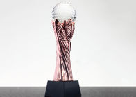 Φλυτζάνι τροπαίων ρητίνης συνήθειας με τη σφαίρα κρυστάλλου για το τέλος ποδοσφαίρου - βραβείο έτους