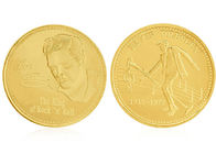 Διάσημα μετάλλια γεγονότος συνήθειας μετάλλων αστεριών του Elvis Presley του νομίσματος αναμνηστικών μουσικής ροκ