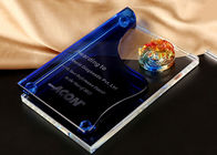 Τρόπαια φλυτζανιών βραβείων επιχειρησιακού μπλε γυαλιού, επί παραγγελία τρόπαια γυαλιού