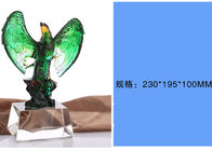 Κινεζικά αναμνηστικά νικητών Liuli γυαλιού νεφριτών με τους βερνικωμένους αετούς στην κορυφή
