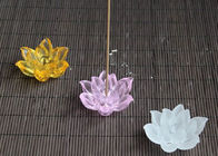 Καυστήρας τρία θυμιάματος τεχνών εγχώριων διακοσμήσεων σχεδίου λουλουδιών Lotus χρώματα προαιρετικά