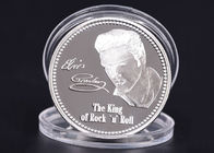 Διάσημα μετάλλια γεγονότος συνήθειας μετάλλων αστεριών του Elvis Presley του νομίσματος αναμνηστικών μουσικής ροκ