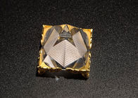 K9 άσπρο υλικό προσαρμοσμένο βραβεία μέγεθος γυαλιού κρυστάλλου με τη χρυσή βάση μετάλλων